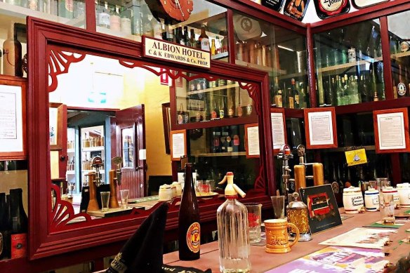 The Lee Medlyn Home of Bottles in Clunes has a collection of more than 6000 historic bottles.