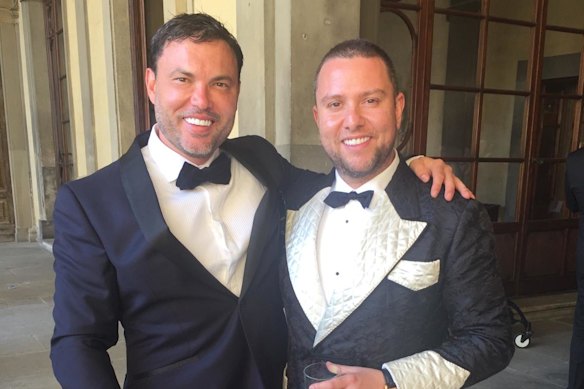 Falling out: Ben Scott (left) and James Kennedy, the creators of Luxe Listings.