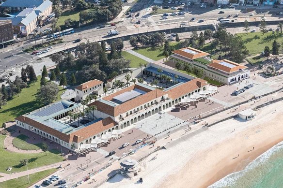 Plans to transform the clubhouse beside Bondi Pavilion will change the look of the famous beach promenade.
