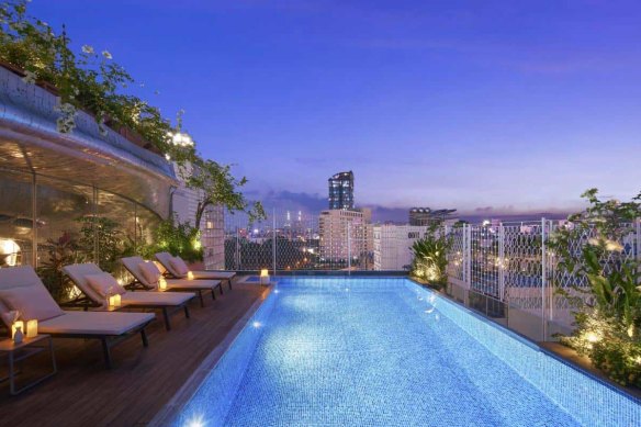  Views from Silverland Ben Thanh’s rooftop pool.