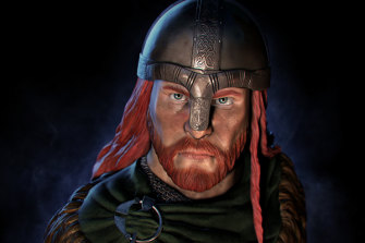 An artist's impression of viking Erik the Red.