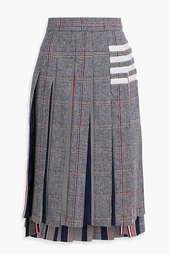 Thom Browne skirts are a favourite of Perera’s.