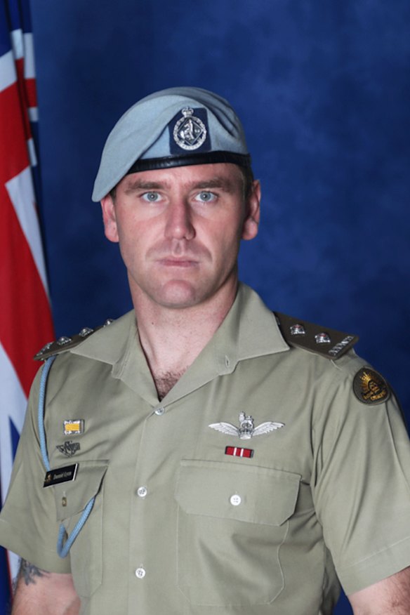 Captain Danniel Lyon died along with the three other airmen in the July 2023 crash off Hamilton Island.