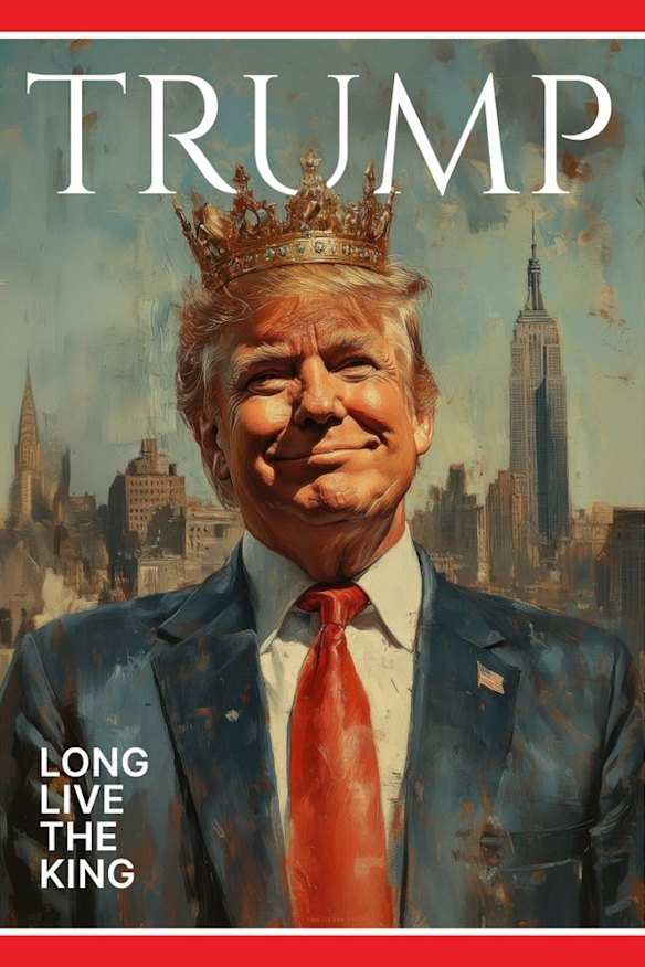 The image published by the White House on X. 