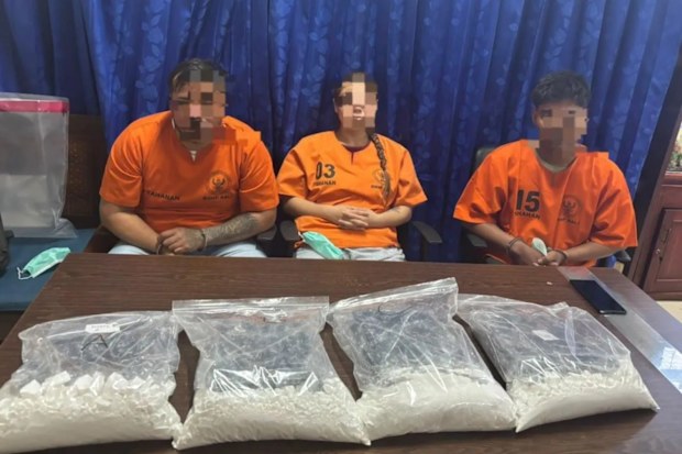 Two Chilean nationals and an Indonesian national apprehended for their involvement in the alleged 4.5-kilogram drug smuggling scheme through a Bali airport.
