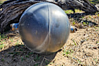 Suspected space debris on Forrest Beach, near Townsville, Queensland.