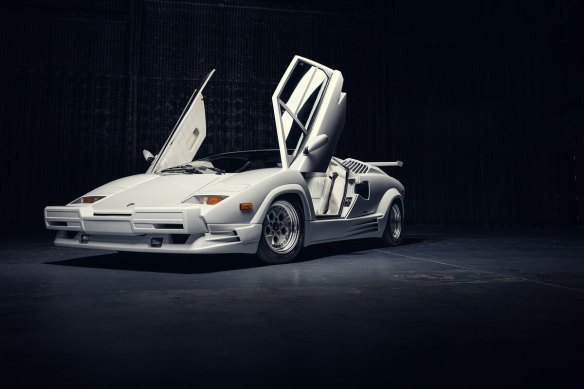 The Lamborghini Countach that’s up for auction.