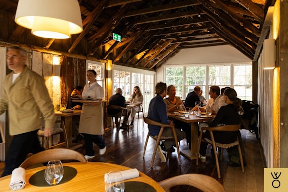 Relaxed, farmhouse dining: Three Blue Ducks Burradoo.
