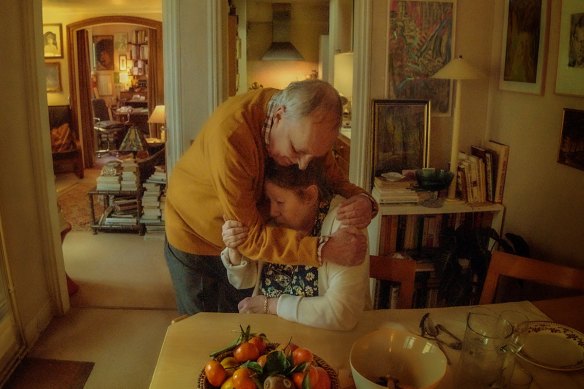 Dario Argento and Francoise Lebrun in Gaspar Noe’s Vortex.