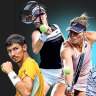 Alexei Popyrin, Maya Joint, Olivia Gadecki and Alex De Minaur.