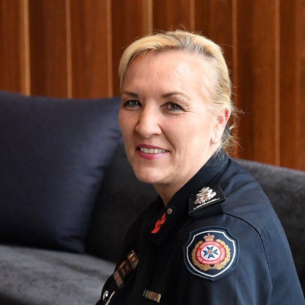 Katarina Carroll is the current commissioner of the Queensland Fire and Emergency Service and will take over the top job in the Queensland Police Service in July.