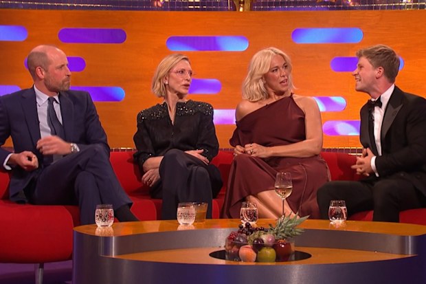 Prince William, Cate Blanchett, Hannah Waddingham and Robert Irwin on The Graham Norton Show