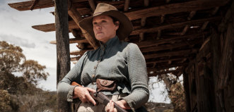 “My mother came from a generation of Aboriginal women that weren’t given a voice”: Leah Purcell in <i>The Drover’s Wife: The Legend of Molly Johnson</i>. 