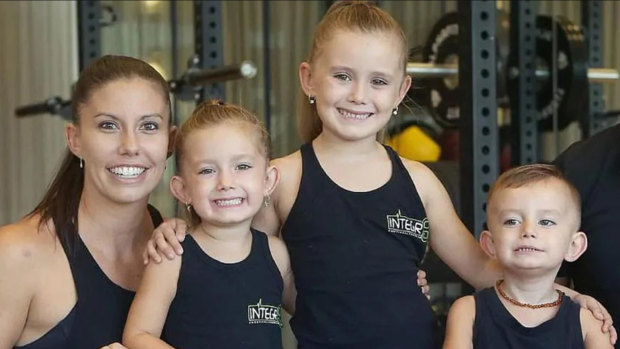 Hannah Clarke and her children. She told a friend: "I’m too young for this shit. I’ve got my life ahead of me with the kids."