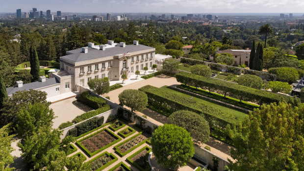 The Murdoch pad in Bel Air, Los Angeles.
