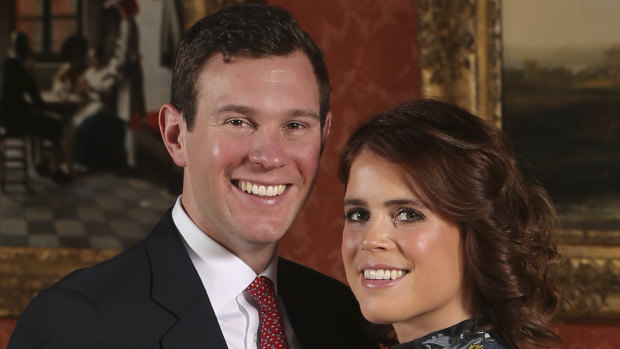 The happy couple: Princess Eugenie and Jack Brooksbank.