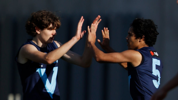 Matthew Jefferson and Alwyn Davey jnr both graduated from Vic Metro to AFL ranks last year.