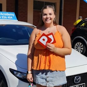 Gretl had just passed her driving test in December.