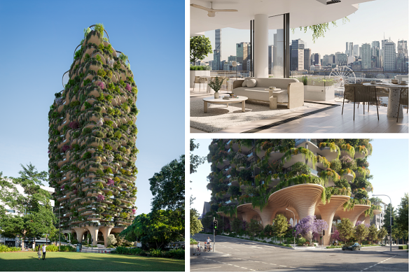 The design was resubmitted last month, increasing the total units from 192 to 321, and adding 10 storeys. 