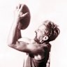 SA footy great Barrie Robran soars for a mark in the SANFL.