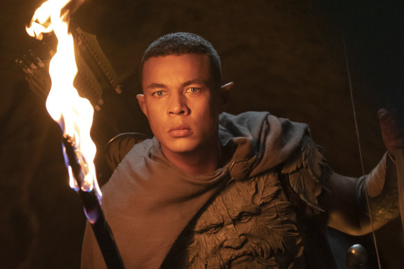 Ismael Cruz Cordova plays Arondir, the Silvan elf in The Lord of the Rings: The Rings of Power.