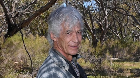 Pete Hill scoured the bushland near his house after hearing a meteor may have landed nearby.