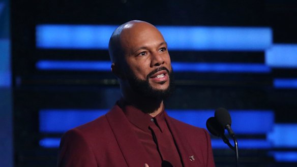 Common introduces a performance at the 62nd annual Grammy Awards in Los Angeles in January.