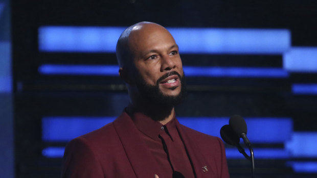 Common introduces a performance at the 62nd annual Grammy Awards in Los Angeles in January.