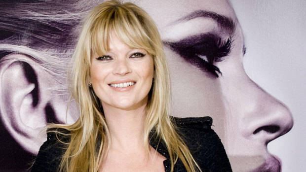 Kate Moss, the queen of retro rock chick chic, at her Vintage perfume launch.