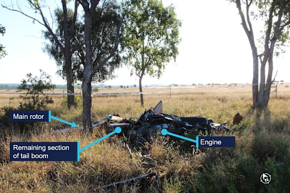 The first report about the crash was released on Thursday. 