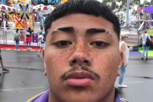 Uati Faletolu, 17, had been working at the Easter Show’s Break Dance ride before he was fatally stabbed. 