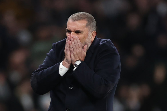 Tottenham manager Ange Postecoglou.