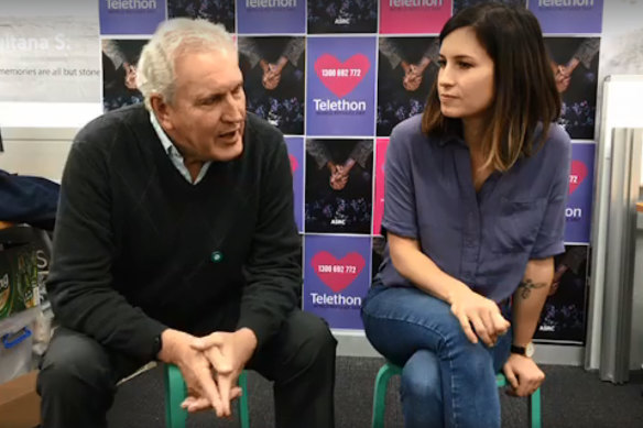 Dr Chris Higgins (pictured here with musician daughter Missy), kept working although he had the symptoms of a mild cold, which later turned out to be COVID-19.