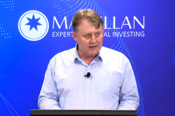 Magellan co-founder Chris Mackay has taken over portfolio duties in the absence of Hamish Douglass.