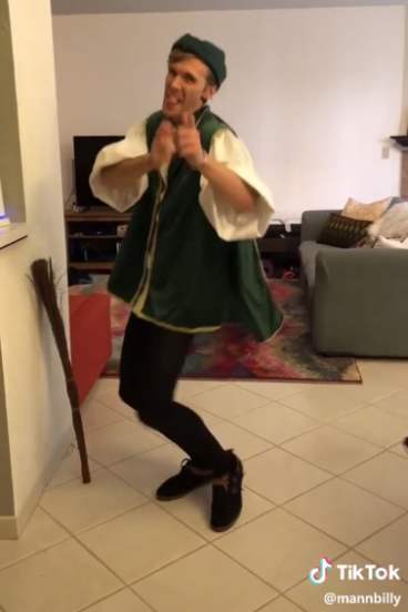 Billy Mann creates comedy videos on TikTok.