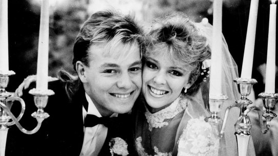 The wedding of Scott and Charlene on Network 10’s Neighbours.