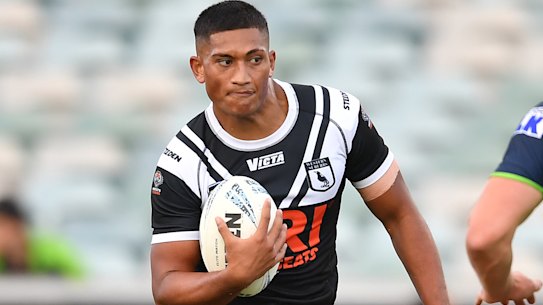 Iverson Fuatimau in action for Western Suburbs.