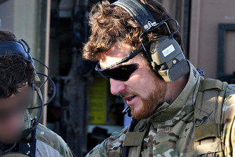 Ben Roberts-Smith in Afghanistan when he was a corporal in the Special Air Service regiment.
