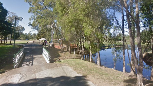 The baby boy was found unresponsive in a lake in Chatsworth Park in Gympie on Saturday morning.