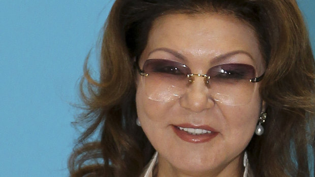 Ousted: Dariga Nazarbayeva, daughter of the outgoing leader of Kazakhstan, Nursultan Nazarbayev, in Astana, Kazakhstan.