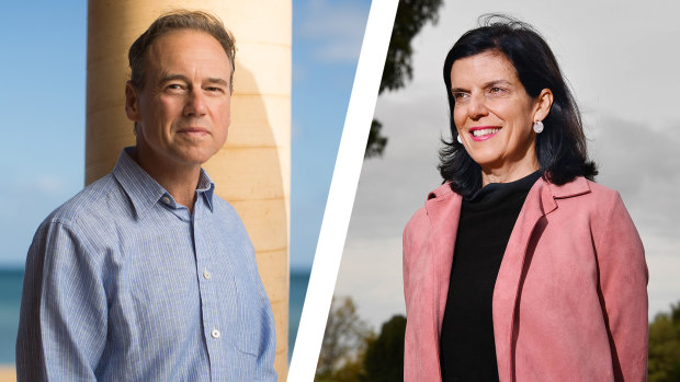 Liberal Greg Hunt and independent Julia Banks are going head-to-head in Flinders.