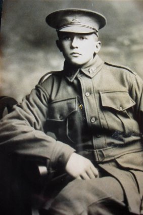 Alec Campbell in uniform during World War I.