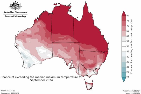 BOM’s spring long-range forecast has just been released. 