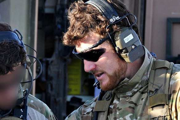 Ben Roberts-Smith in Afghanistan when he was a corporal in the Special Air Service regiment.