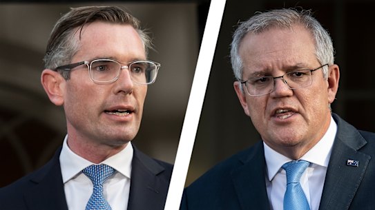 Dominic Perrottet says he shares a “very constructive” relationship with Scott Morrison, despite the tense recent history between them.