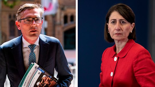 Dominic Perrottet, Gladys Berejiklian.