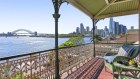 The house has stunning views over Sydney harbour.