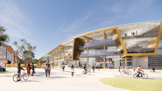 An artistic rendition of the new and improved Murdoch University. 