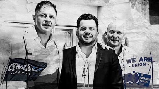 From left: Billy Nicholls, Bassem Alsayed and Johnny Keys. 