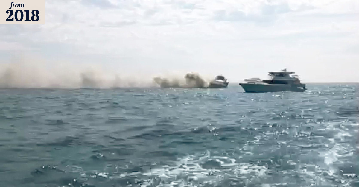 Group forced to jump overboard as boat catches fire near Rottnest Island